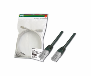 Digitus Patch Cable, UTP, CAT 5e, AWG 26/7, měď, černý 1m