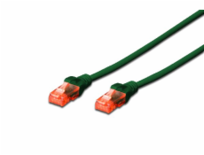 Digitus CAT 6 U-UTP patch cable, Cu, LSZH AWG 26/7, length 0.25 m, color green