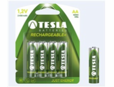 Tesla AA RECHARGEABLE+ nabíjecí Ni-MH 2450 mAh, 4 ks 