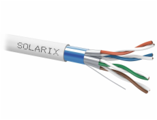 Instalační kabel Solarix CAT6A FFTP šedý Dca s2 d2 a1 500m SXKD-6A-FFTP-LSOH