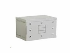 Rozvaděč nástěnný SENSA 6U 400mm, dveře plech, RAL 7035, SENSA-6U-64-21-G