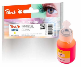PEACH kompatibilní cartridge Brother CISS BT5000, yellow,...