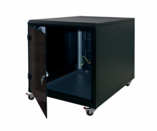 19  kontejner.rozvaděč 12U,hl.1000mm,nosnost 200kg černý