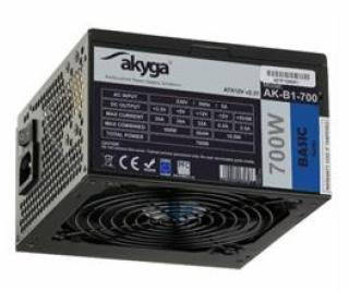 Akyga PC zdroj ATX/700W/ BLACK EDITION