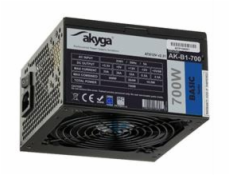Akyga PC zdroj ATX/700W/ BLACK EDITION