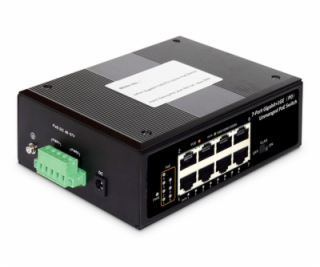 DIGITUS Professional Industrial 7-port Gigabit PoE+ switc...