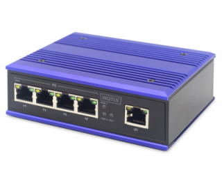 DIGITUS Professional Industrial 5-Port Fast Ethernet Switch