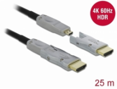 Delock Aktivní optický kabel HDMI 4K 60 Hz 25 m