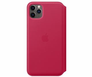 Apple iPhone 11 Pro Max Leather Folio - Raspberry