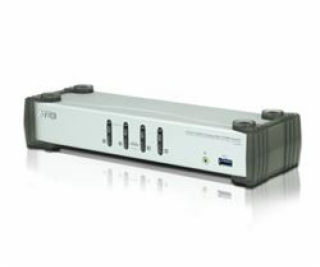 ATEN 4-port DisplayPort KVMP USB3.0, audio