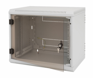 Nástěnný rack jednodílný 15U (š)600x(h)595 perf.dv