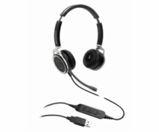 Grandstream GUV3005/Stereo/USB/Drát/Černá-stříbrná