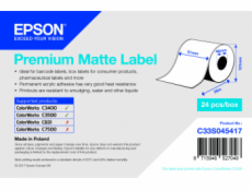EPSON Premium Matte Label - Continuous Roll: 51mm x 35m