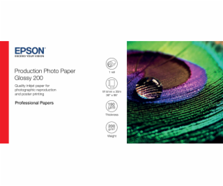 EPSON Production Photo Paper Glossy 200 36  x 30m