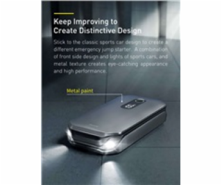 Baseus startér do auta 12000mAh, černá