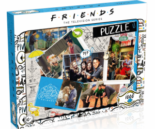 Puzzle vítězné pohyby 1000 ks. Zápisník Přátelé