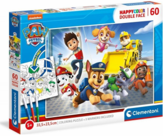 Puzzle 60 Double face Tlapková Patrola