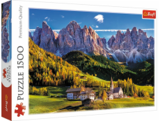 Trefl Puzzle 1500 Val di Funes Itálie 26163