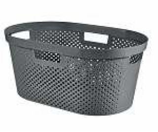 Kôš na bielizeň Curver Infinity Dots 40L gratitový
