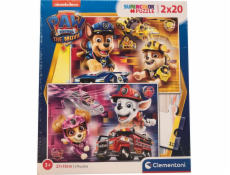 Clementoni Clementoni Puzzle 2x20 Paw Patrol The Movie