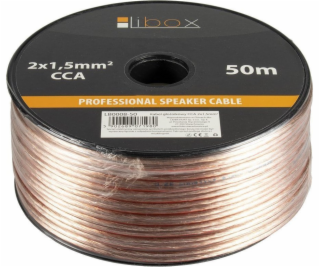 Libox kabel 2x1,50 reproduktorový kabel LB0008-50 LIBOX
