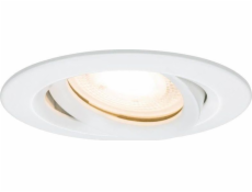 Stropné svietidlo Paulmann Premium Vstavané svietidlo Nova IP65 pohyblivé max. 1x35W GU10 / GU5,3 51mm Biela / Hliník