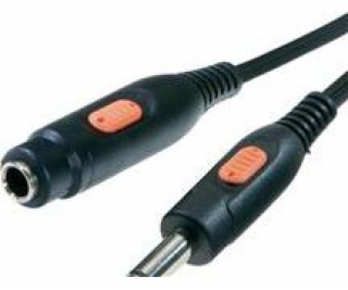 Kábel zdierka Jack 6,3mm - Jack 6,3mm 5m čierna
