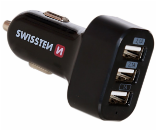 Swissten Cl Adaptér 3X Usb 5,2A Power