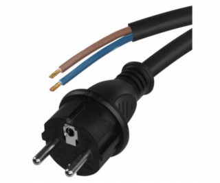 Kábel flexo guma 3x1, 5mm, černá, 5m S03250