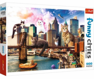 Puzzle Cats in New York 1000 dílků