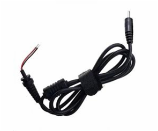 Akyga kábel DC 3.0 x 1.0 mm PVC/cierna/1.2m