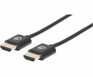 Kábel Manhattan HDMI - HDMI 3m czarny (394376)