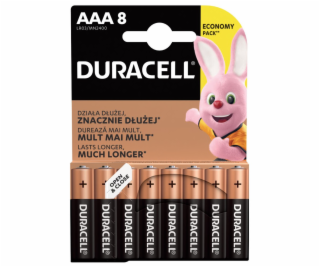 Duracell Basic alkalická baterie 8 ks (AAA)