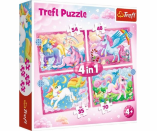 Puzzle 4v1 Jednorožci a magie