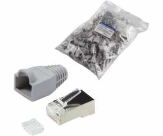 LogiLink Netzwerkanschluss - RJ-45 (M) - abgeschirmt - CA...