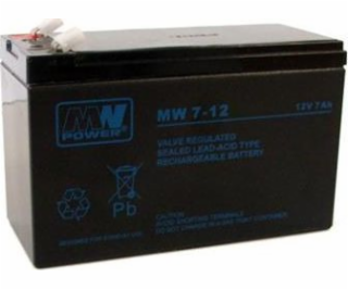 MPL MW POWER MW 7.2-12L UPS battery Lead-acid accumulator...