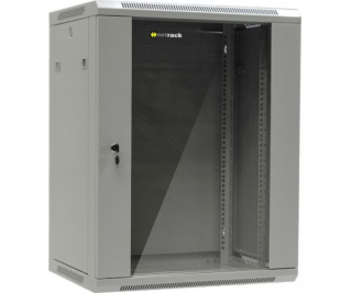 Závesná skriňa NetRack 19, 15U/600x450mm, presklené dvier...