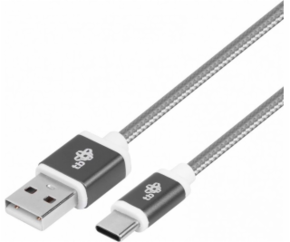 TB Cable USB - USB C 1.5 m gray tape