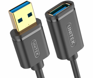 Kabel USB Unitek USB-A - USB-A 2 m Czarny (Y-C459GBK)