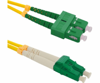Qoltec Optic Patchcord SC/APC - LC/APC SM 9/125 G652D 1m ...