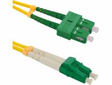 Qoltec Optic Patchcord SC/APC - LC/APC SM 9/125 G652D 1m (54035)