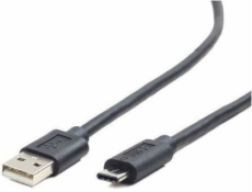Kabel USB Gembird USB-A - USB-C 1.8 m Czarny (CCP-USB2-AMCM-6)
