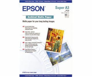 EPSON A3 +, Archival Matte Paper (50 listov)