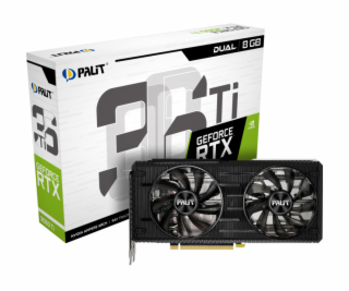 Palit GeForce RTX 3060Ti Dual 8GB GDDR6 LHR NE6306T019P2-...
