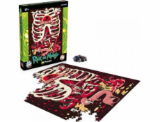 Víťazné pohyby Puzzle Rick and Morty Anatomy Park 1000 dielikov