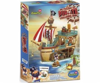 3D puzzle Pirátská loď s pokladem