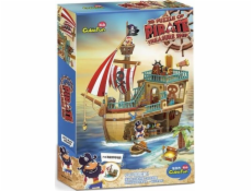 3D puzzle Pirátská loď s pokladem