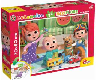 Oboustranné puzzle 24 prvků Cocomelon