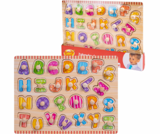 Puzzle s dřevěnými písmeny