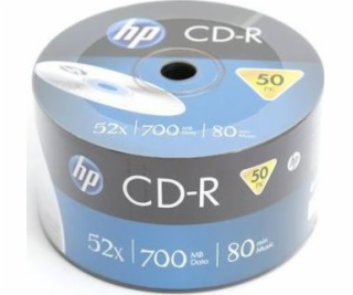 HP CD-R 700 MB 52x 50 sztuk (HPCDP50C)
